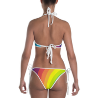 Rainbow Print Bikini