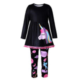 Unicorn Print Tshirt and Leggings set
