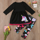 Unicorn Print Tshirt and Leggings set