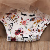 Unicorn Floral Tulle Dress