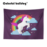 Rainbow Unicorn Large Custom Woven Tapestry 130-150 cm
