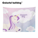 Rainbow Unicorn Large Custom Woven Tapestry 130-150 cm