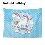 Rainbow Unicorn Large Custom Woven Tapestry 130-150 cm