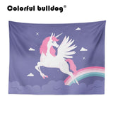 Rainbow Unicorn Large Custom Woven Tapestry 130-150 cm