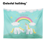 Rainbow Unicorn Large Custom Woven Tapestry 130-150 cm